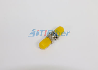 ST / UPC सिंगल मोड फाइबर ऑप्टिक एडेप्टर सिम्पलेक्स राउंड टाइप फाइबर ऑप्टिकल एडेप्टर