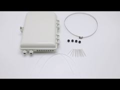 सर्वोत्तम मूल्य FTTH FTTX फाइबर वितरण टर्मिनेशन 8 पोर्ट 16 पोर्ट व्हाइट ABS फाइबर वितरण बॉक्स