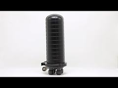 मिनी डोम फाइबर ऑप्टिक बॉक्स 12 कोर 24 कोर 36 कोर 1 इनपुट 2 आउटपुट ब्लैक फाइबर स्प्लिस क्लोजर