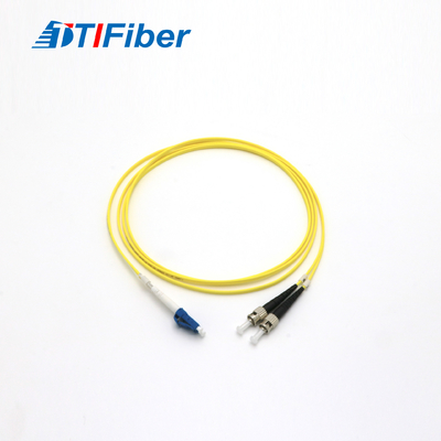 LC/UPC-ST/UPC सिंगलमोड SX DX G652D LSZH फाइबर ऑप्टिक पैच कॉर्ड 0.9mm / 3.0mm
