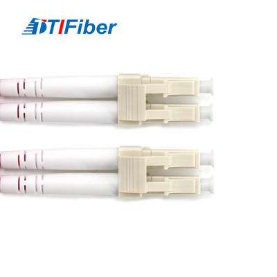 FTTH ऑप्टिक डुप्लेक्स OM4 फाइबर पैच कॉर्ड केबल मल्टीमोड