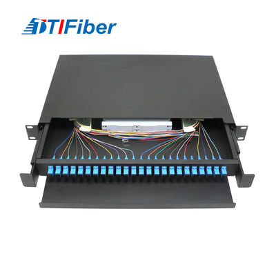 TTIFiber OEM समर्थित ODF फाइबर ऑप्टिक पैच पैनल वितरण टर्मिनल बॉक्स