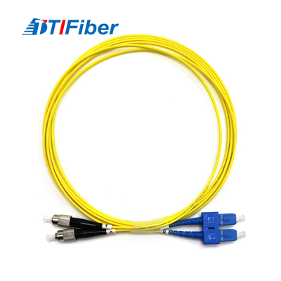 TTIFiber FC-SC SM DX फाइबर ऑप्टिक पैच कॉर्ड 1m 2m 4m 5m