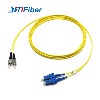 TTIFiber FC-SC SM DX फाइबर ऑप्टिक पैच कॉर्ड 1m 2m 4m 5m