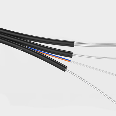 आउटडोर एरियल GJYXCH ड्रॉप केबल LZSH सिंगल मोड 1 2 4 कोर G652D G657A1 G657A2 FTTH फाइबर ड्रॉप ऑप्टिक केबल