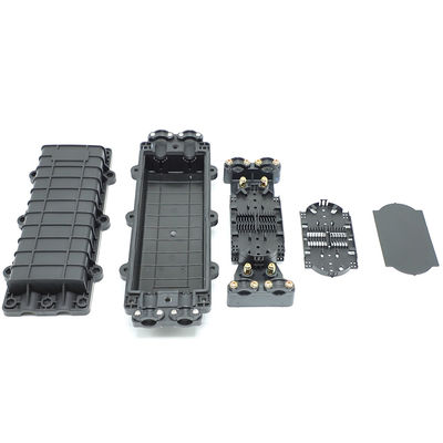 फैक्टरी मूल्य फाइबर ऑप्टिक बॉक्स 12 24 36 कोर 2 इनपुट 2 आउटपुट फाइबर ऑप्टिक स्प्लिट क्लोजर