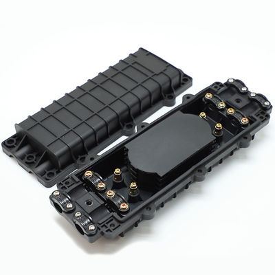 फैक्टरी मूल्य फाइबर ऑप्टिक बॉक्स 12 24 36 कोर 2 इनपुट 2 आउटपुट फाइबर ऑप्टिक स्प्लिट क्लोजर