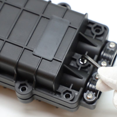 फैक्टरी मूल्य फाइबर ऑप्टिक बॉक्स 12 24 36 कोर 2 इनपुट 2 आउटपुट फाइबर ऑप्टिक स्प्लिट क्लोजर