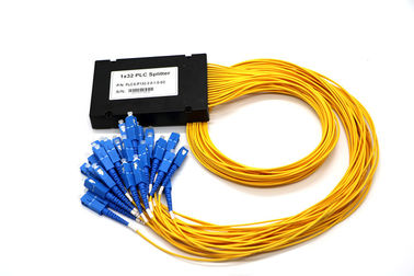 पीएलसी डिजिटल ऑप्टिकल केबल स्प्लिटर, ऑप्टिकल वायर स्प्लिटर एबीएस 1 * 32 नेटवर्क के लिए