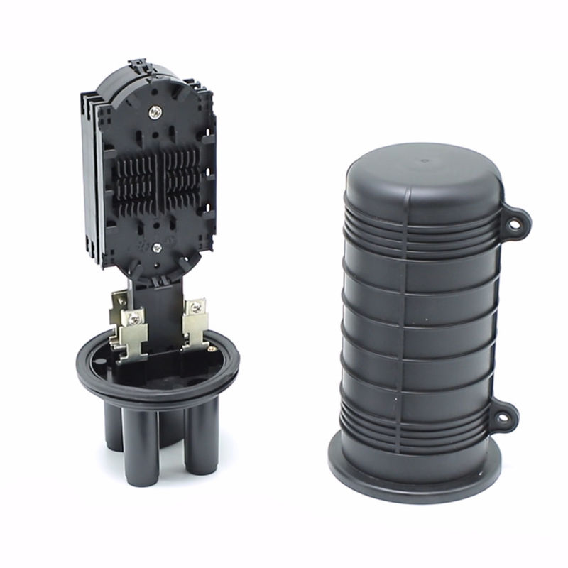 काले फाइबर स्प्लिट बंद